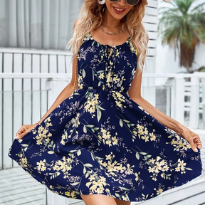 Vestido sem Mangas Floral Catalina